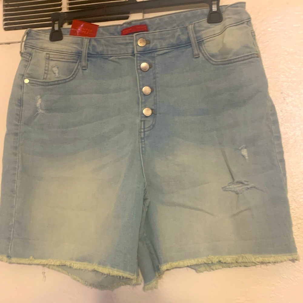 Button up shorts